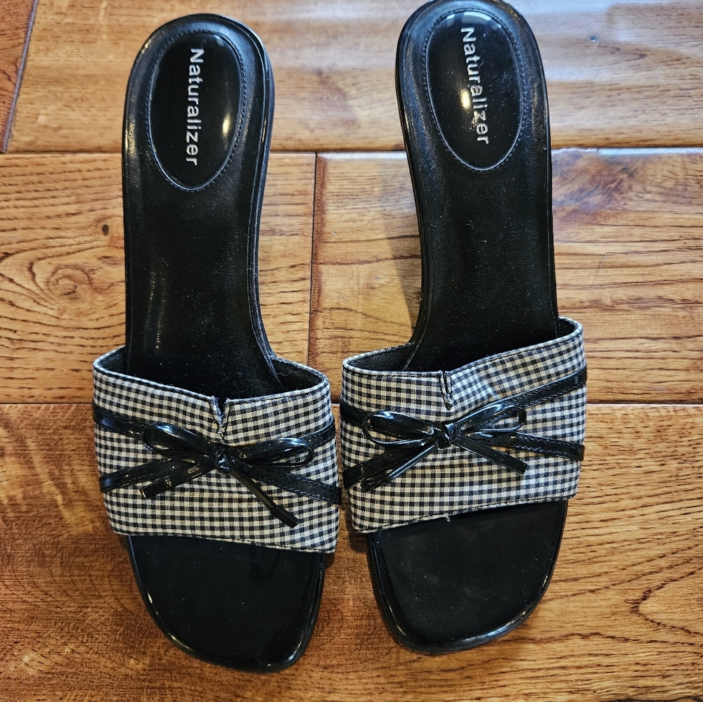 Gingham heels